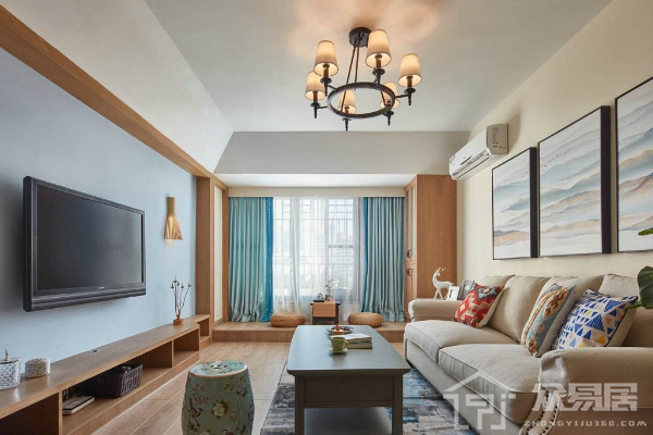 沈陽(yáng)裝修公司_沈陽(yáng) \"沈陽(yáng)裝修\"_沈陽(yáng)萬(wàn)科金域藍(lán)灣93平裝修