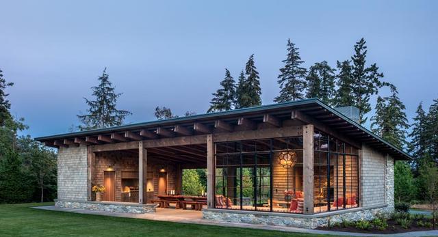 自建聯(lián)排別墅設(shè)計(jì)，外觀樸實(shí)無華，進(jìn)門就被這種格局迷住了！