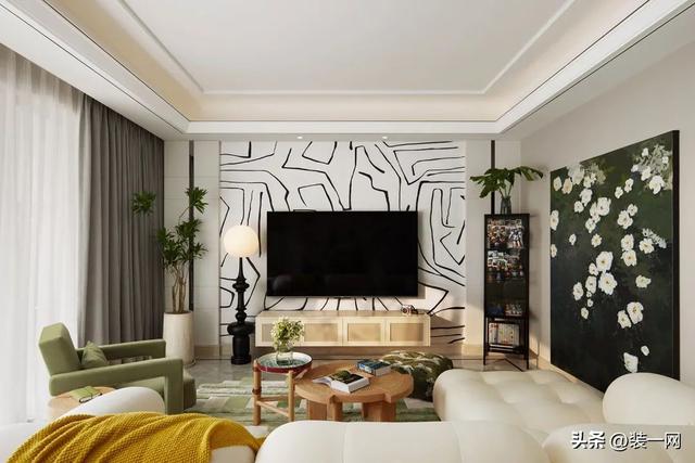 房屋浪漫布置圖片(95平米法式風(fēng)格裝修，輕奢浪漫居所，姐妹們的夢想小家)(圖4)