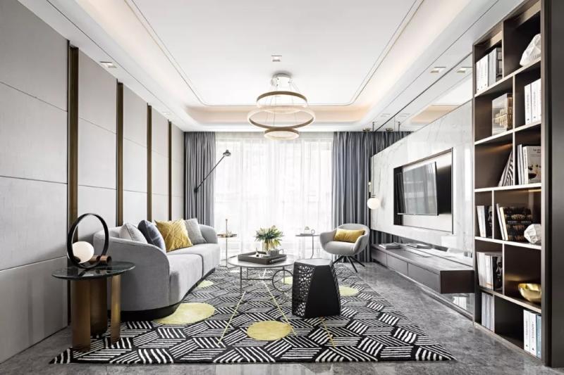 8萬塊錢裝修的92平米的房子，現(xiàn)代風格簡直太美了！-南寧恒大御景裝修