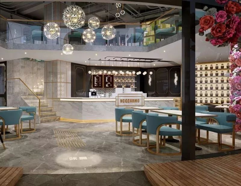 98平3室2廳房子裝修設計圖_咖啡廳裝修_3室2廳1衛(wèi)裝修效果圖