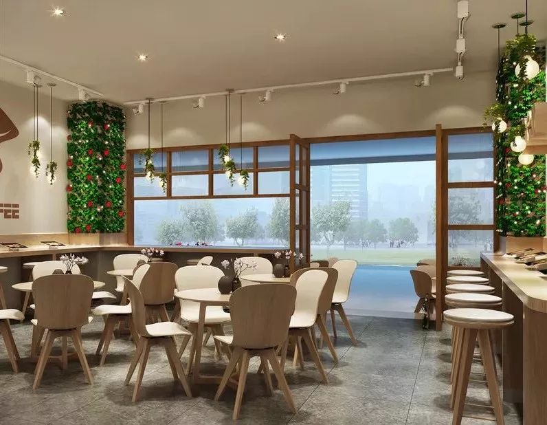 3室2廳1衛(wèi)裝修效果圖_98平3室2廳房子裝修設計圖_咖啡廳裝修