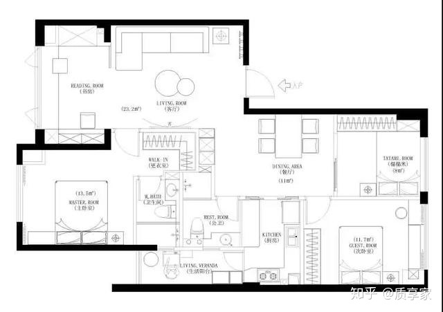 簡(jiǎn)潔大方的小日式裝修，質(zhì)鼎為你獨(dú)家定制！