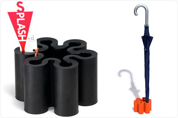 巧妙利用雨傘架，雨天也有好心情