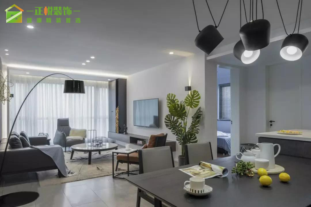 廚房窗簾裝修效果圖煙臺裝修正悅裝飾|生活就該有生現(xiàn)代簡約餐廳設(shè)計(jì)圖片賞析