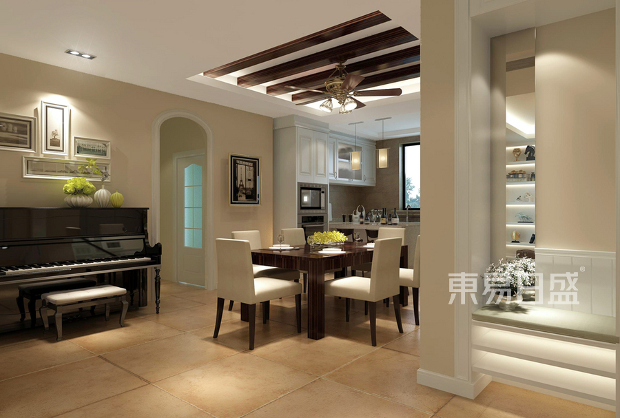 墻面實木裝修效果圖片大全_入住花園墻面裝修效果_餐廳墻面裝修效果圖