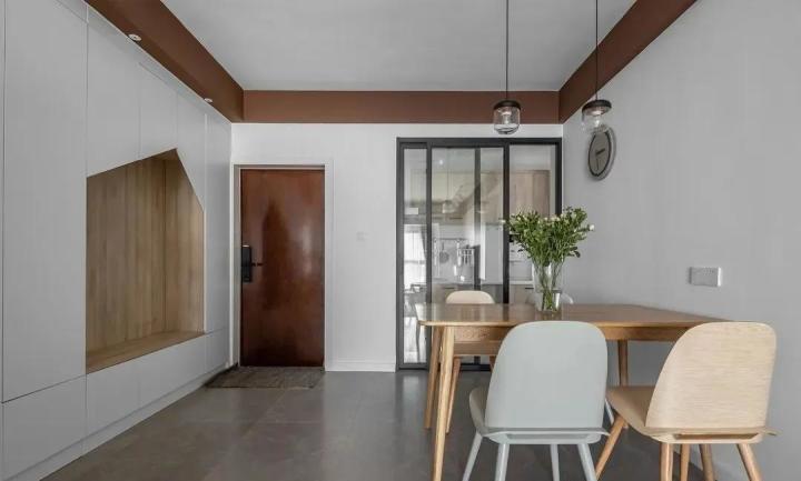 95㎡簡約北歐風，全屋簡潔時尚，書房的設計真的愛了~