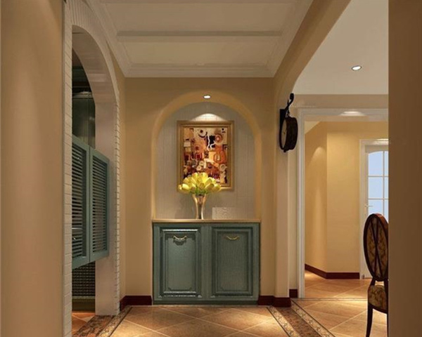 地中海風(fēng)格玄關(guān)設(shè)計說明