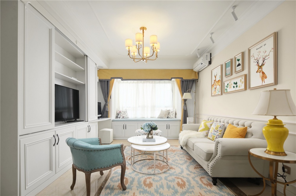 吊頂裝修效果圖這個設計好大膽，主臥直接變成兩美式經典設計圖片賞析