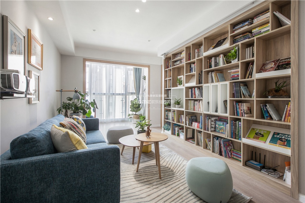 客廳窗簾裝修效果圖歡樂佳園裝飾|我家，不是樣板房北歐極簡客廳設計圖片賞析