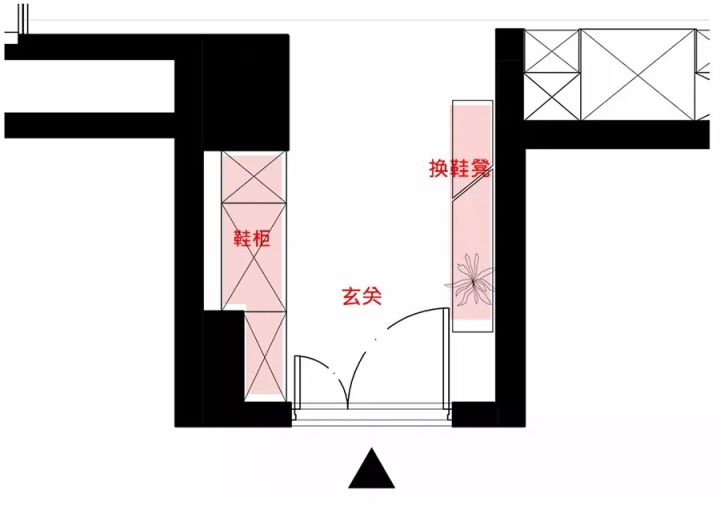 裝修玄關鞋柜圖_玄關鞋柜裝修效果圖_玄關鞋柜隱形門裝修效果圖
