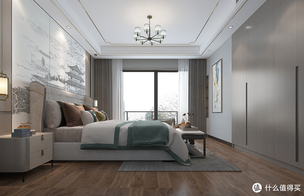 看南通夫妻的新中式風(fēng)格裝修，那叫一個高級，全屋清爽，超級治愈