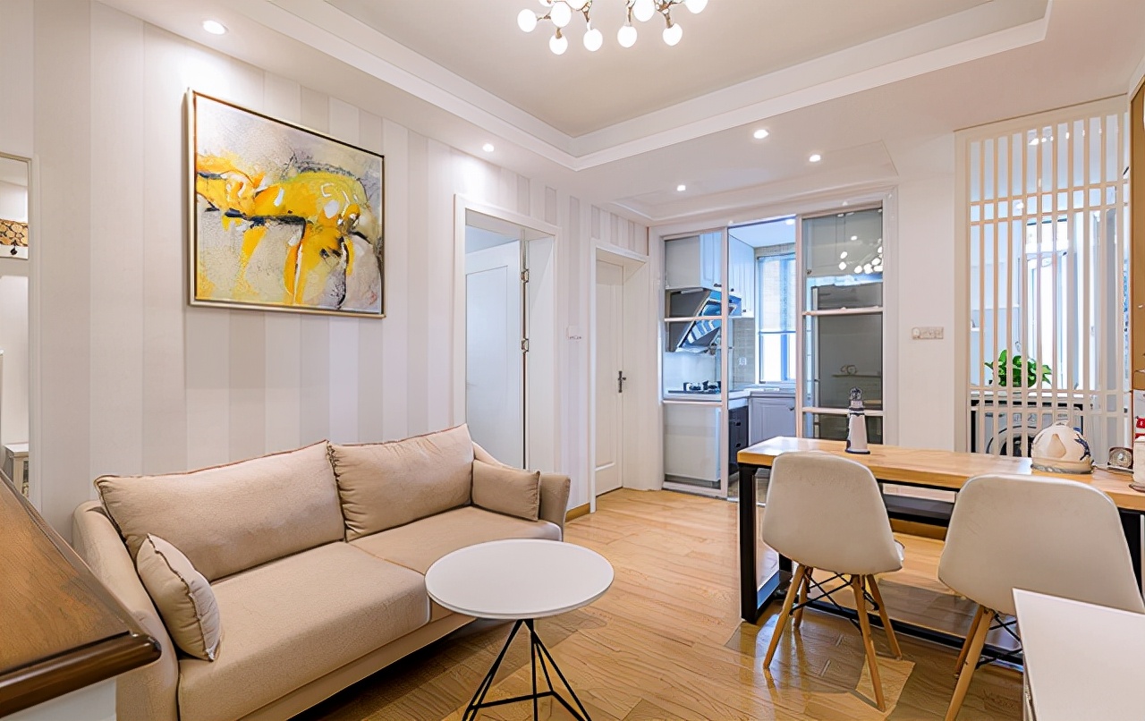 50平米兩室一廳裝修效果圖，小戶(hù)型裝修也要時(shí)尚有個(gè)性！