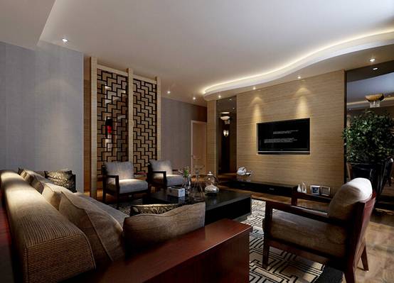 小戶(hù)型中式裝修圖效果圖