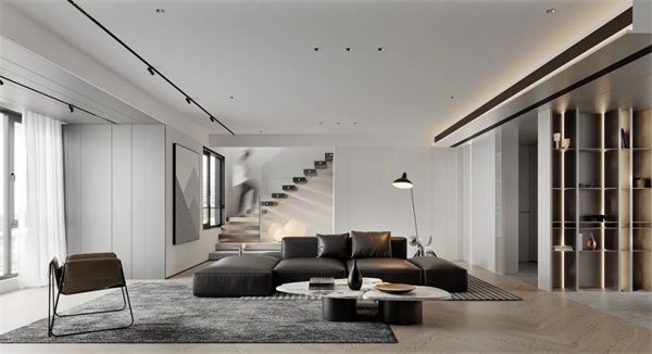 西安紫蘋果裝飾現代風格別墅裝修案例