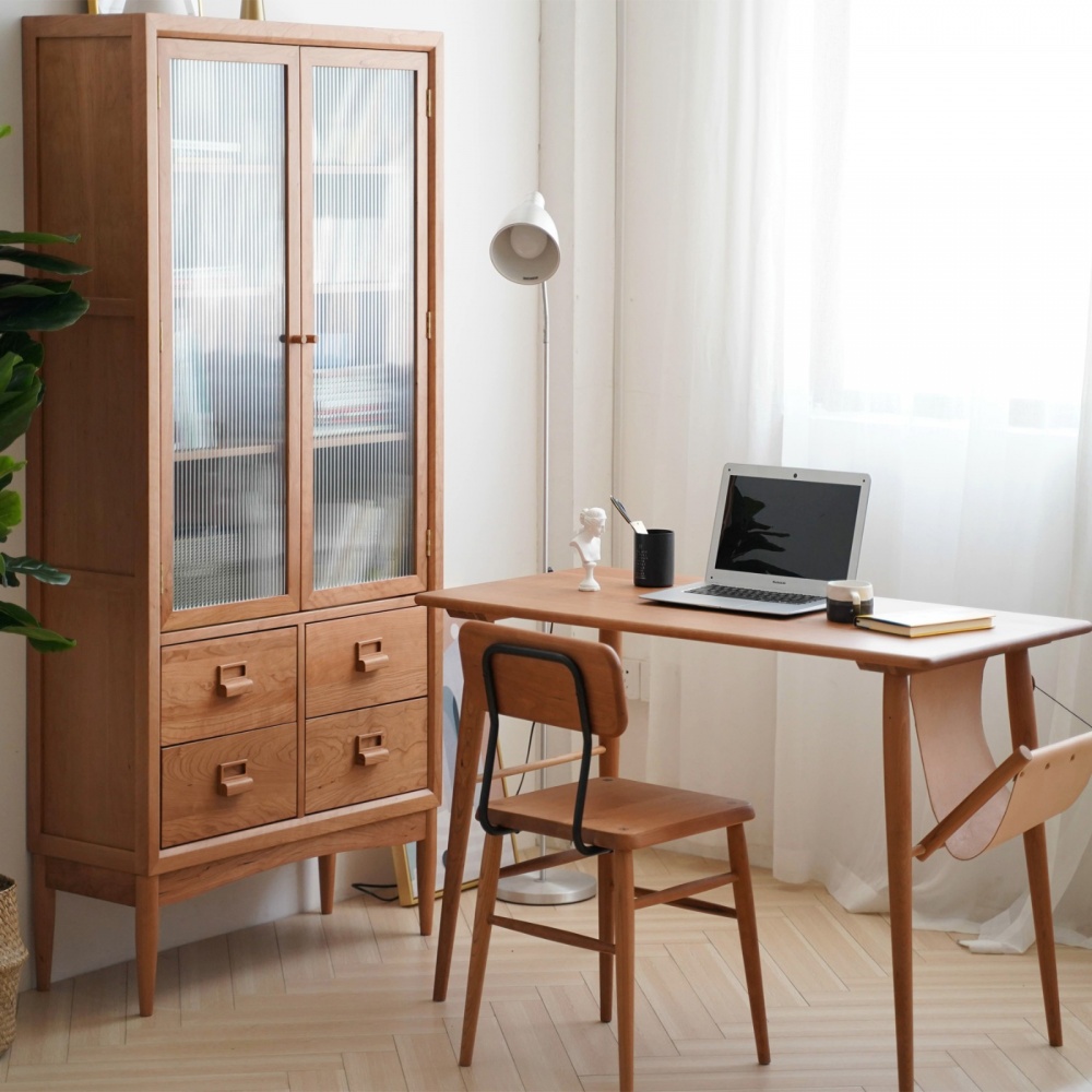 功能區(qū)裝修效果圖書房選用這些實(shí)木家具，打造閱讀日式功能區(qū)設(shè)計(jì)圖片賞析