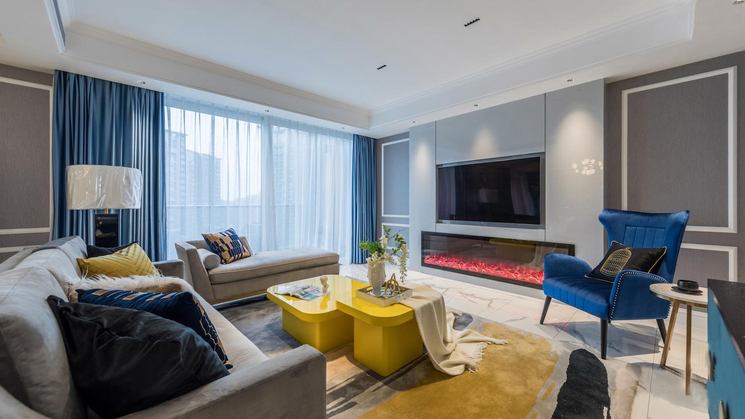 房屋裝修設計效果圖_房屋木工裝修客廳吊頂圖_書柜效里圖房屋吊頂裝修效果圖