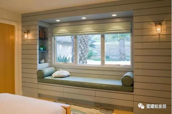 8款不同飄窗裝修效果圖 老婆這樣改飄窗感覺(jué)沙發(fā)都省了！