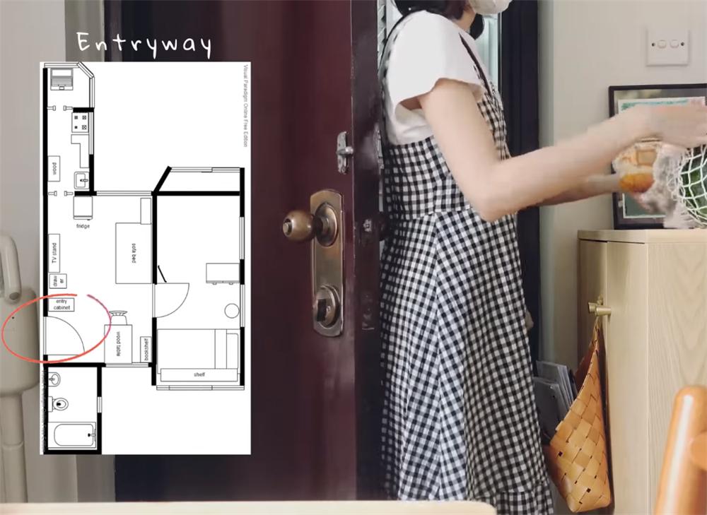 29歲姑娘獨居26㎡小家1年，面積雖小卻南北通透，一人住真的太爽