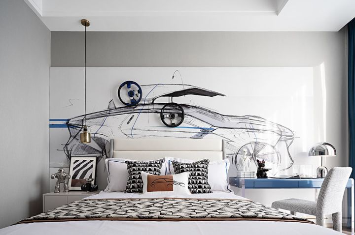 現(xiàn)代簡約風格裝修圖片_現(xiàn)代風格裝修樣板房_兒童飄窗房裝修樣板