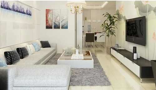 新房裝修，被朋友家的客廳驚艷到了，現(xiàn)在都流行這樣鋪瓷磚嗎