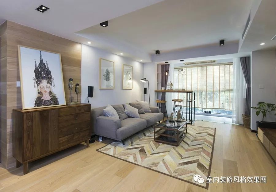 8款小戶(hù)型客廳裝修效果圖，每一款設(shè)計(jì)都美麗大方，緊湊有型！