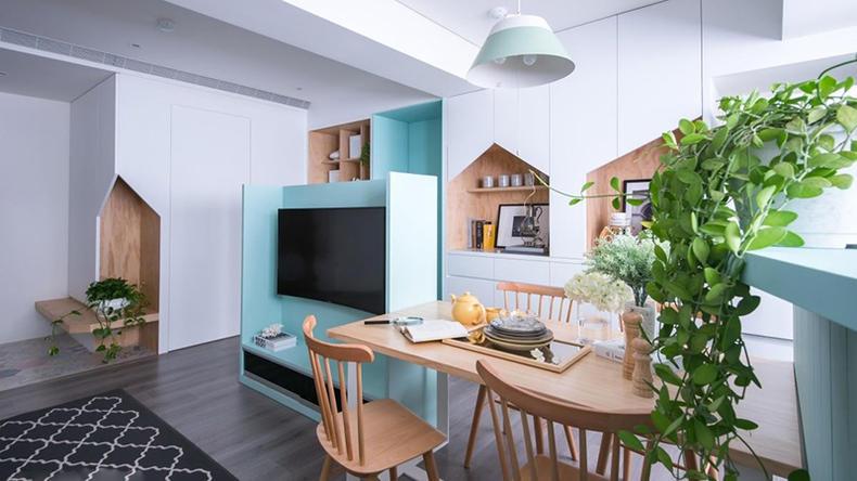 92㎡小戶型樣板房，最近火了，好美